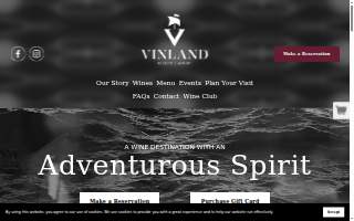 Vinland Reserve Winery website
