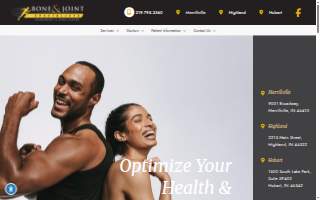Bone & Joint Specialists of Hobart website