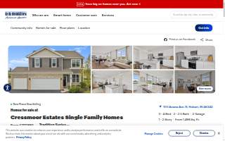 Cressmoor Estates by D.R. Horton website