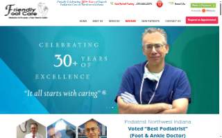 Friendly Foot Care, P.C. website