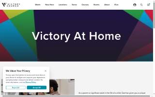 VicTory At Home website
