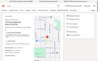 Walgreens of Hobart website