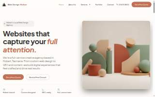 Web Design Hobart website