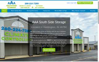 AAA Southside Storage website