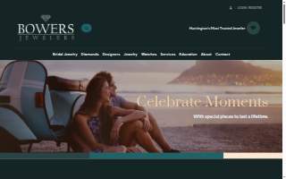 Bowers Jewelers website