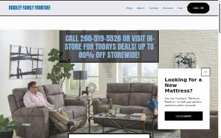 Bradley Family Furniture website