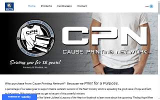 Cause Printing Network website