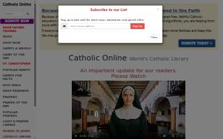 Saint Mary's Catholic Church website