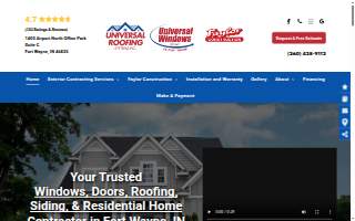 Universal Windows Direct of Fort Wayne website