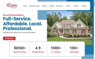 1 Percent Lists Indiana Real Estate website