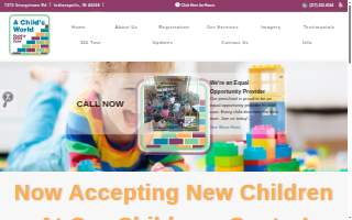 A Child's World Too website