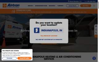 Airtron Heating & Air Conditioning of Indianapolis website