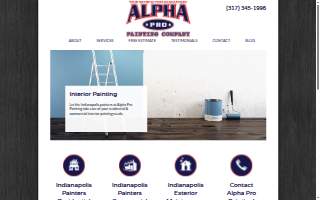 Alpha Pro Painting Company website