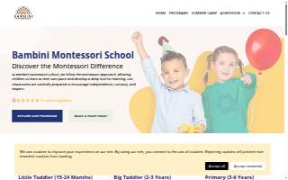 Bambini Montessori School website