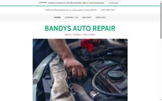 Bandys Auto Services website