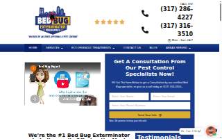 Bed Bug Exterminator Indianapolis website