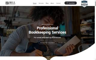 Bell Bookkeeping website