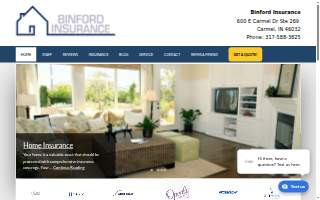 Binford Insurance website