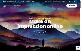 Blue Group Solutions website