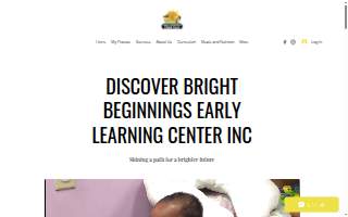 Bright Beginnings Child Care website