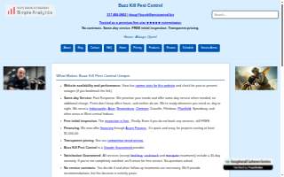 Buzz Kill Pest Control website