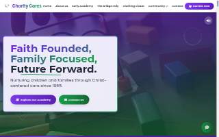 Charity Cares Early Academy website