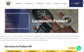 Chief of Locks Locksmith Fishers website