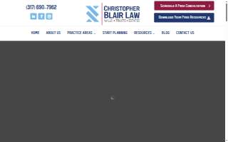 Christopher Blair Law LLC website
