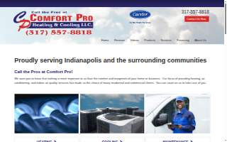 Comfort Pro Heating & Cooling LLC website