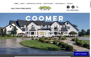 Coomer Roofing Company website
