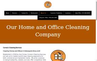Correa's Cleaning Services LLC website