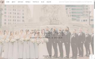 Creating Joyful Moments | Event Planning & Design website