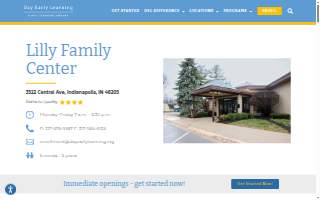 Day Early Learning Lilly Family Center website