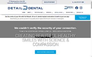 Detail Dental website