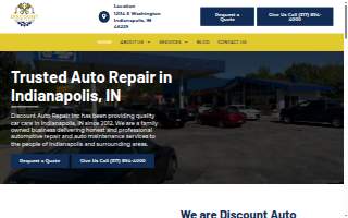 Discount Auto Repair Inc. website