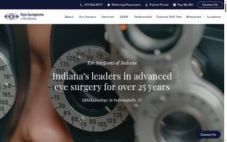 Eye Surgeons of Indiana - Indianapolis website