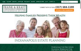 Frank & Kraft, Attorneys at Law website