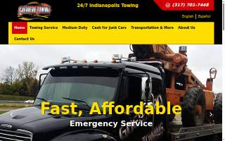 Guerrero Towing website