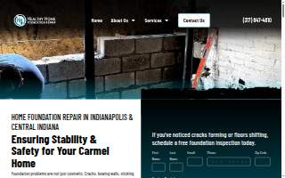 Healthy Home Foundation Repair website