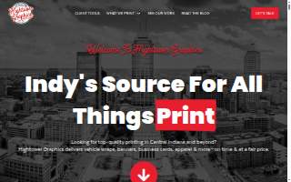 Hightower Graphics Inc of Indianapolis website
