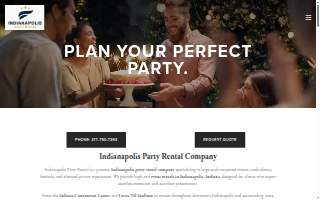 Indianapolis Party Rental website