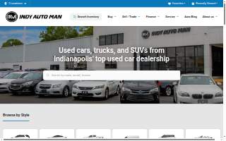 Indy Auto Man Westfield website