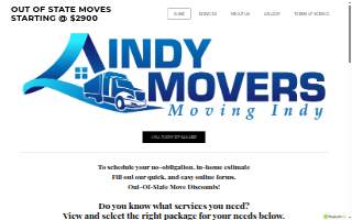 Indy Movers, LLC website