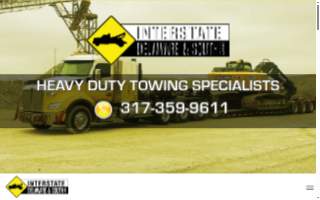 Interstate Towing website