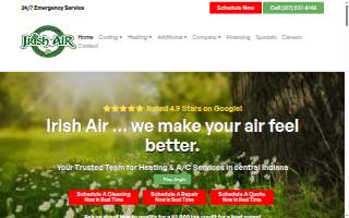 Irish Air website