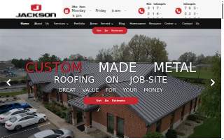 Jackson Contracting website