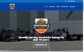 Joe's Garage & Whitlows Towing website