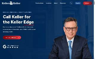 Keller & Keller Injury Lawyers website
