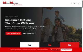 McClain Matthews Insurance of Indianapolis website