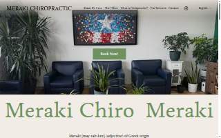 Meraki Chiropractic website